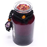 Ancient Witch Bath Spell Potion & Amethyst Crystal Amulet – Seduction