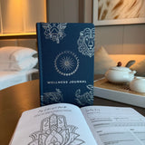 Midnight Blue Wellness Journal – 120 pages – Silver Zodiac