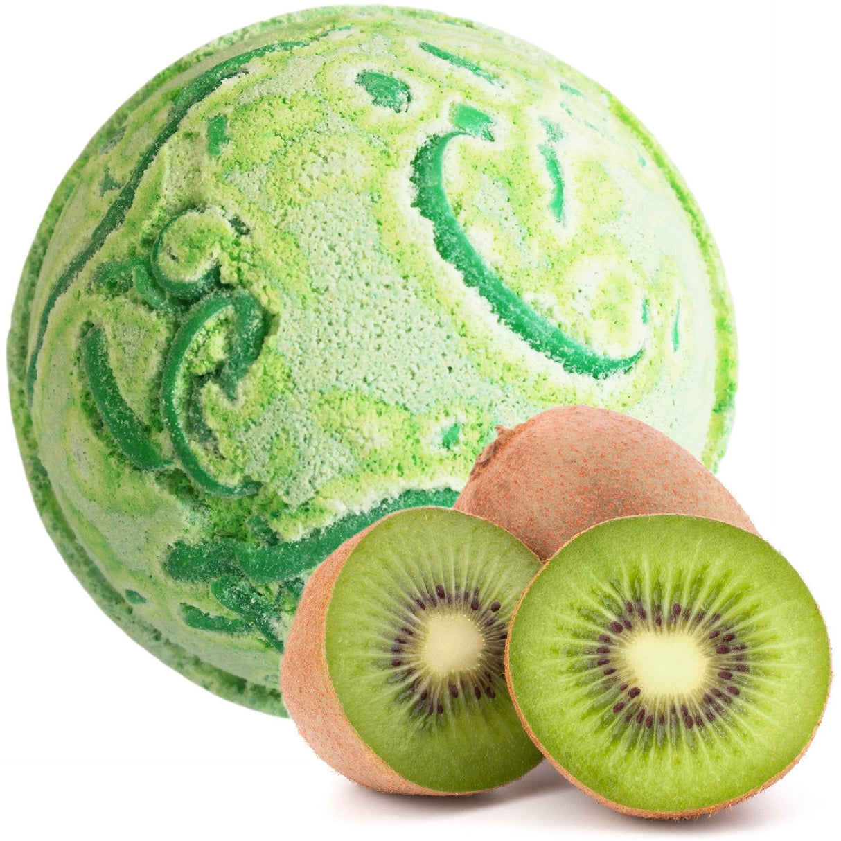 Bomba da bagno al frutto di kiwi 180g con burro di cocco