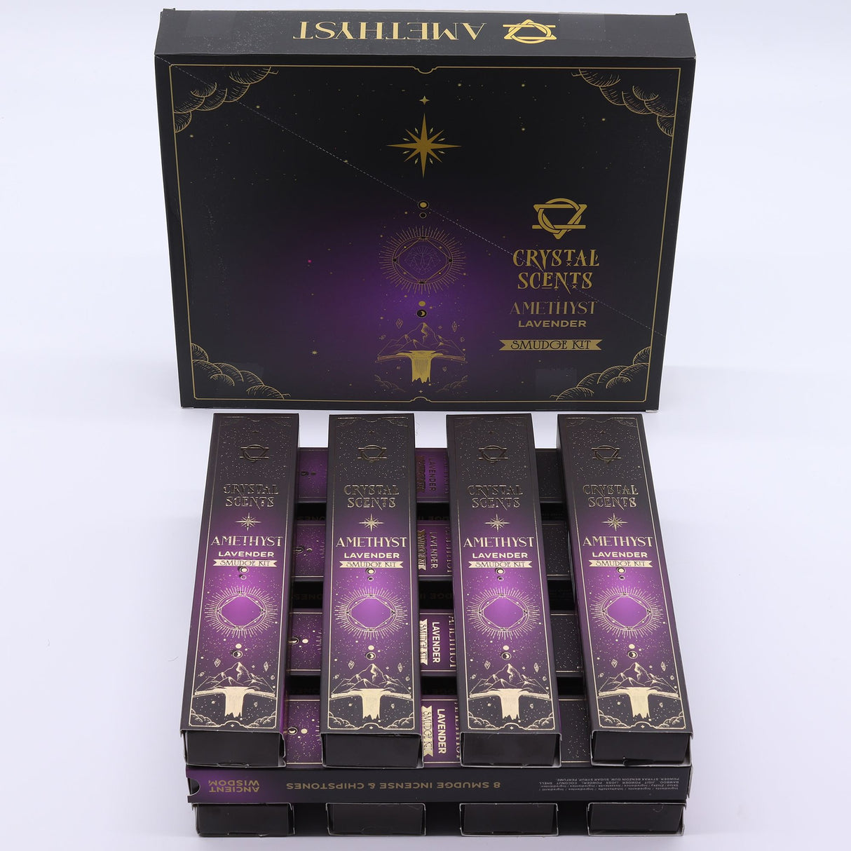 Amethyst Crystal Scents Smudge Incense – Lavender