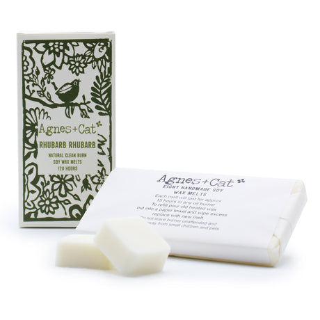 Rhubarb Soy Wax Melts, Box of 8