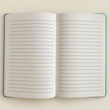 Light Blue Velvet Notebook – 80 pages – Embrace The Journey