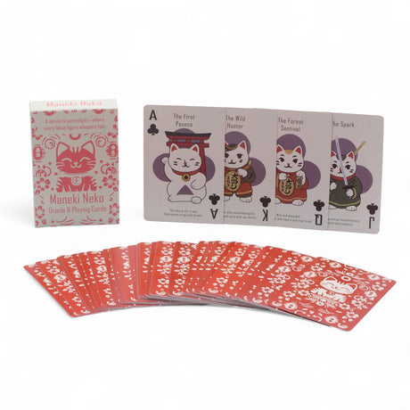 Cartes de jeu et d'oracle Chats de la Fortune - Jeu Maneki Neko