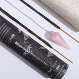 Ancient Witch Spell Incense – Love – Rose Quartz Pendulum