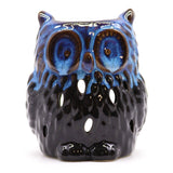 Ceramic Oil Burner, Rustic Terracotta Owl Assorted