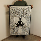 Cotton Wall Art (70x110cm) – Chakra Earth Connection