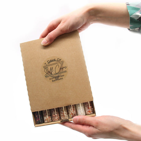 Set de regalo de sales de baño, 7 frascos