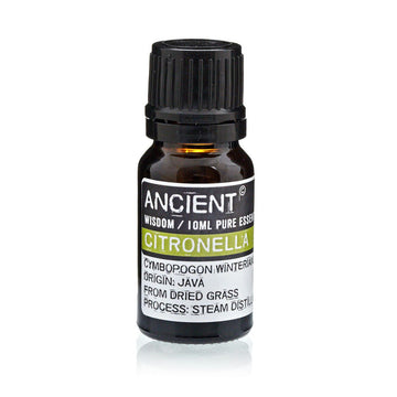 Huile essentielle de citronnelle distillée à la vapeur 10 ml