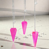 Zeszijdige Pendel – Aurora Kristal Roze – 4cm