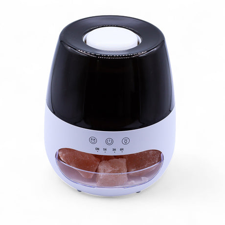 USB Himalayan Salt Ultrasonic Flame Effect Aroma Diffuser