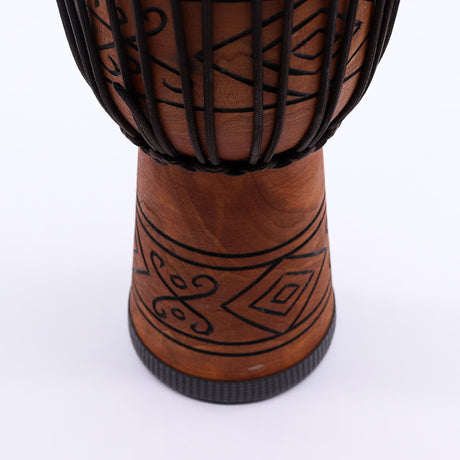 Tambour Djembe Pro Moyen – Son Âme (grave) – Moyen 40 cm (18 cm de diamètre)