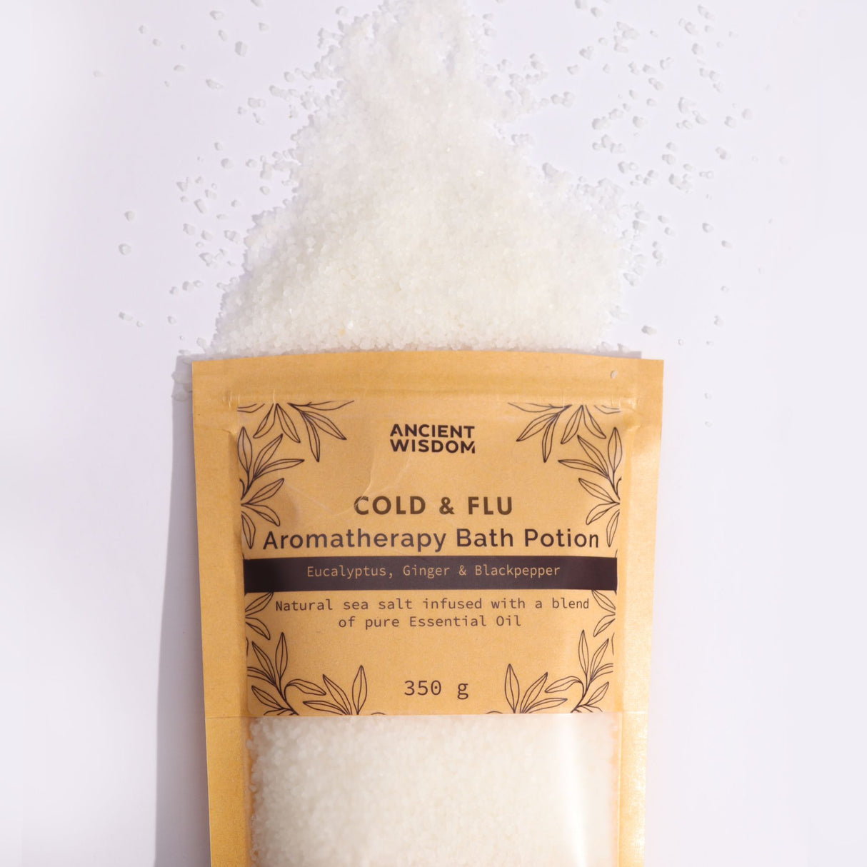 Aromatherapy Bath Salts – Eucalyptus Cold and Flu 350g