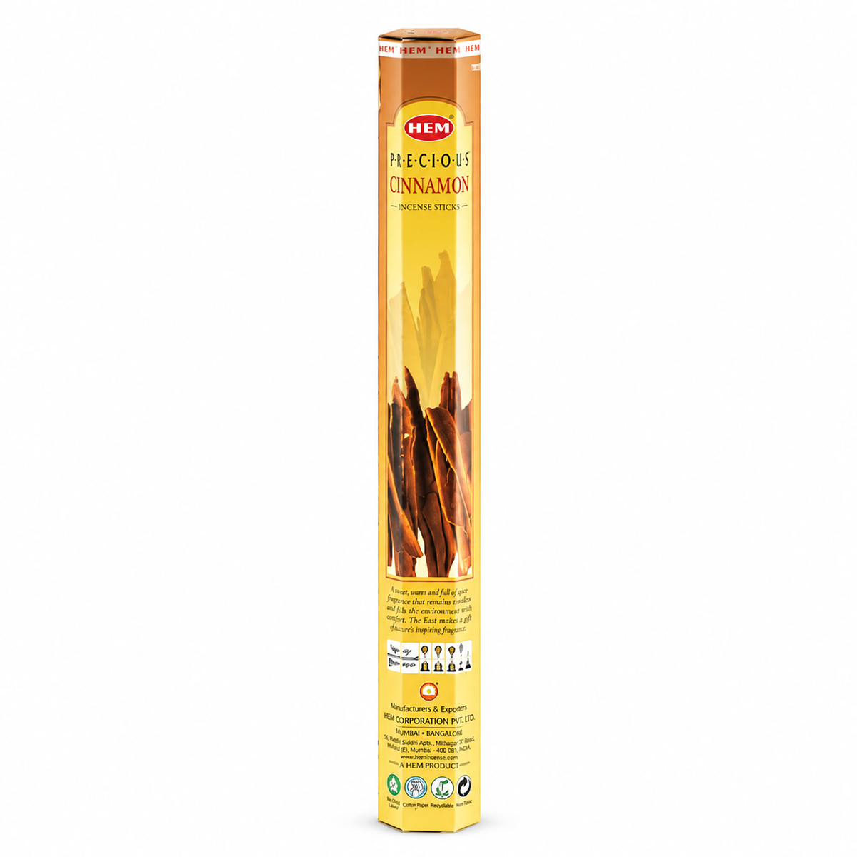HEM Hexagonal Incense - Precious Cinnamon