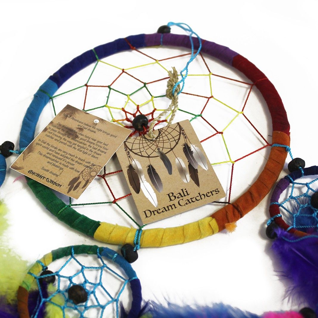 Dream Catcher Heart Turquoise Pink Purple 6-Pack