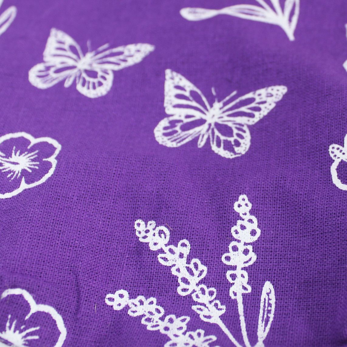 Jute Geschenkzak Medium Lavendel Katoenen Voering