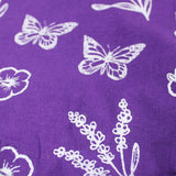 Jute Geschenkzak Medium Lavendel Katoenen Voering