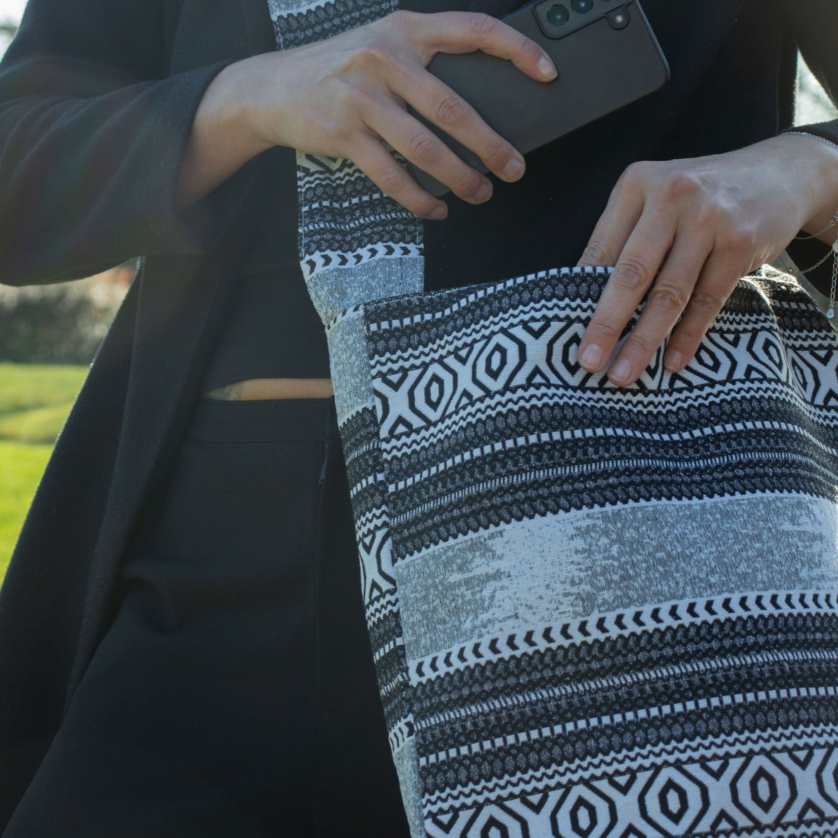 Jacquardové prírodné tašky – Urban Caravan – Nomad Carryall