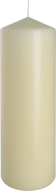 Stĺpová sviečka slonovinová 80 x 250mm