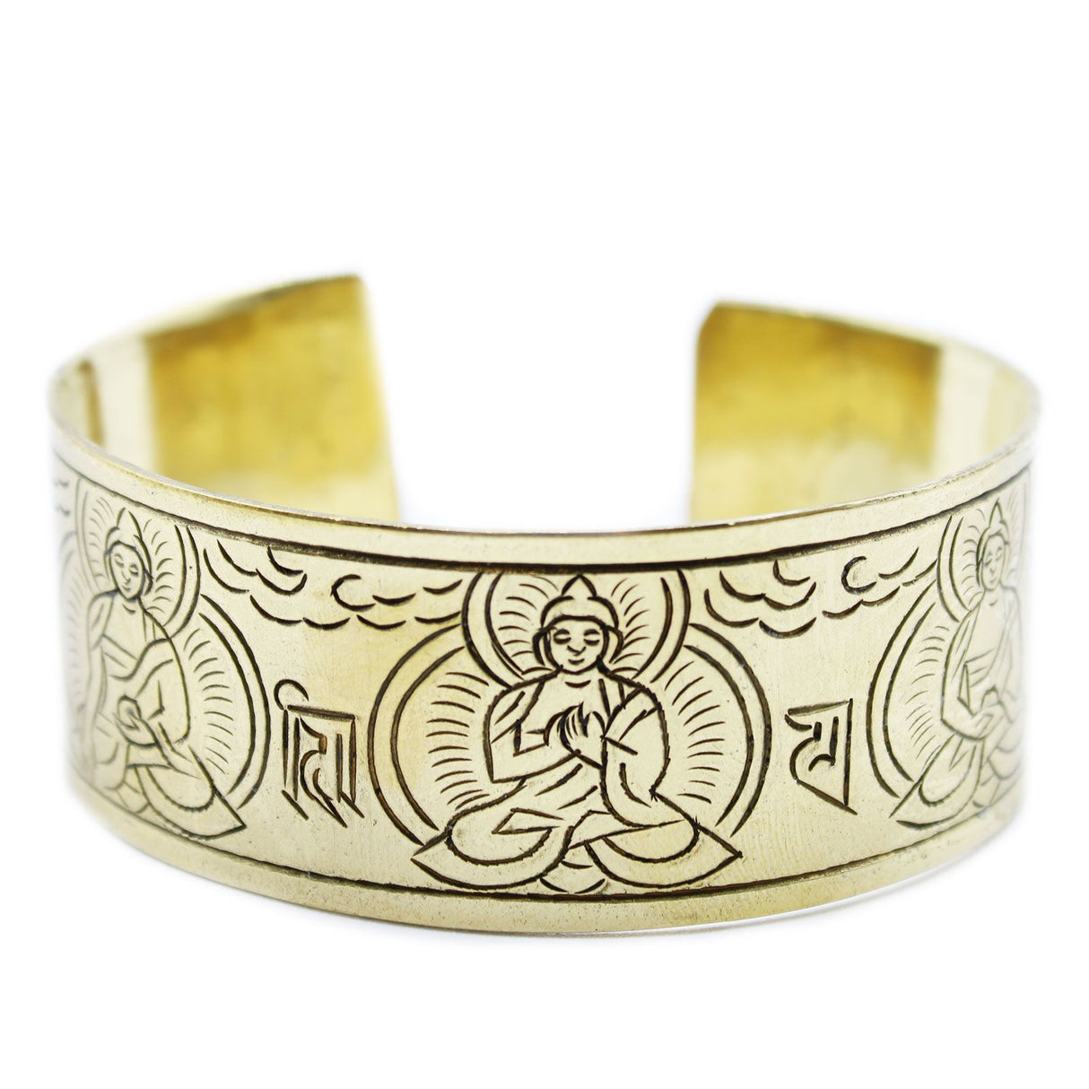 Tibetan Bracelet Brass Five Buddha