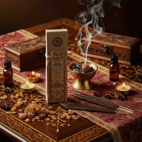Myrrh Resin Incense Sticks – Hand-Rolled, Slow Burn
