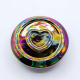 Palo Santo Smudge Incense Holder Iridescent Mandala Ceramic