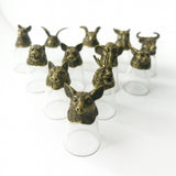 Chinese Zodiac Animal Shot Glasses, 25ml, 12-Piece Set