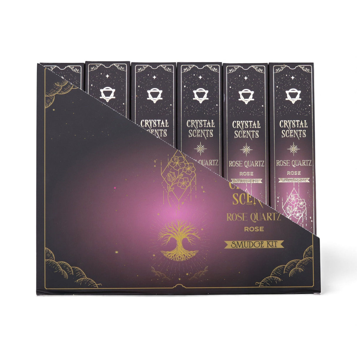 Rose Quartz Crystal Scents Smudge Incense – Rose