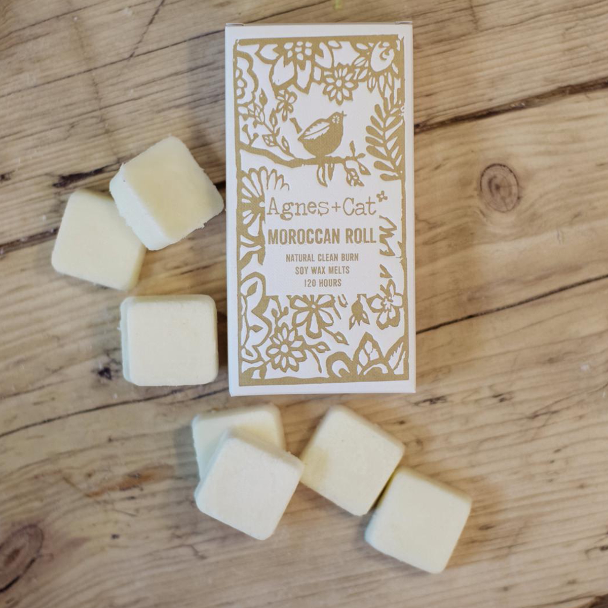 Agnes + Cat Box of 8 Wax Melts – Moroccan Roll