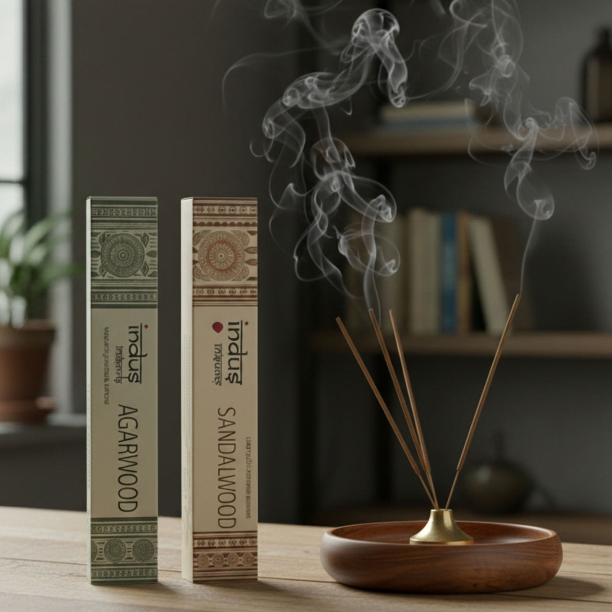 Indus Treasures Sandalwood Incense Sticks Hand-Rolled 15g