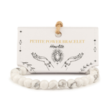 Petite Power Bracelet (17cmx6mm) - Howlite
