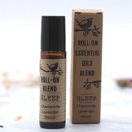 Mezcla roll-on de aceites esenciales para dormir, 10 ml