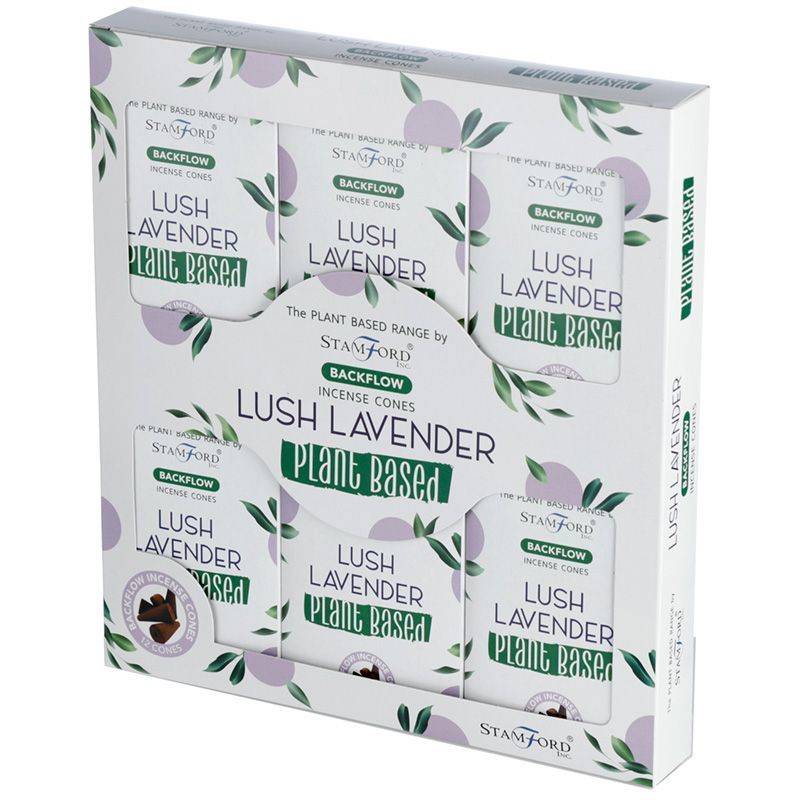 Backflow Incense Cones, Lavender 12 Cones
