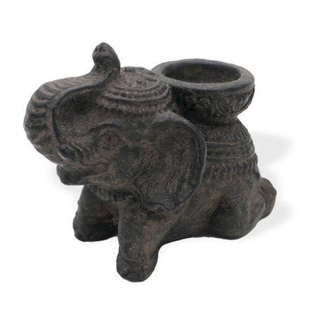 Incienso y portavelas Elefante Negro Antiguo