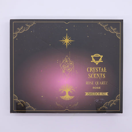 Rose Quartz Crystal Scents Smudge Incense – Rose