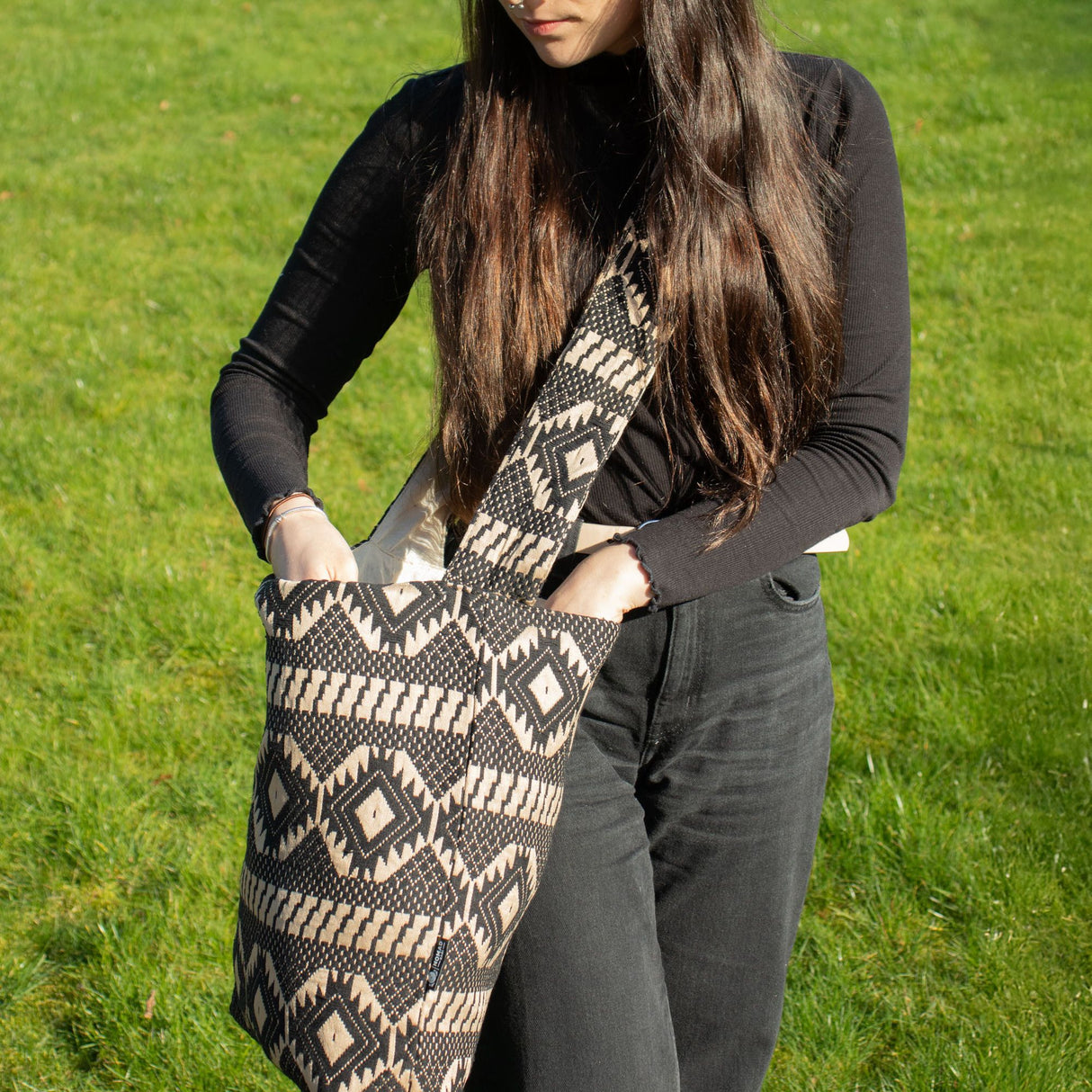 Jacquard Natural Taschen – Desert Loom – Nomaden-Tragetasche