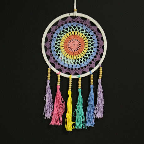 Dream Catcher Pastel Rainbow Wall Hanging