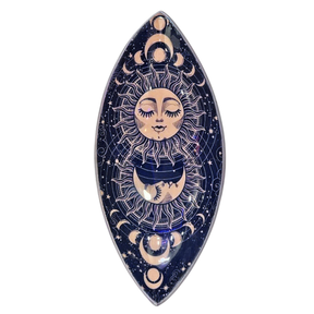 Enamel Incense Bowl - Aluminium - Pink Sun & Moon