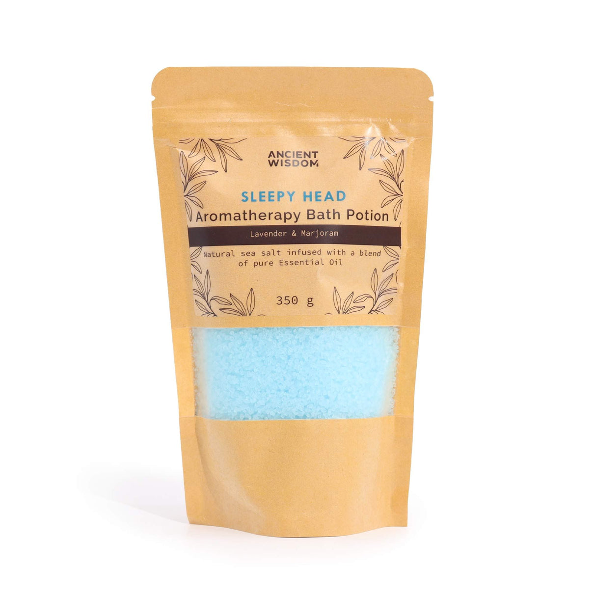 Aromatherapy Bath Salts Lavender Marjoram Sleepy Head 350g