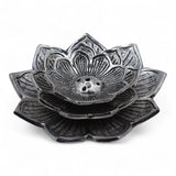 Lotus Flower Multi‑Stick Incense Holder Ash Catcher