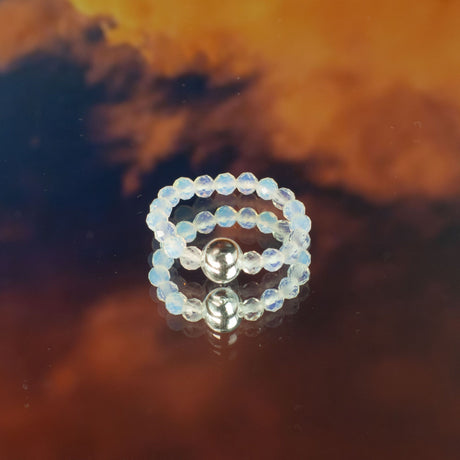 Nymph Spirit Gemstone Ring Set – Blood Moon