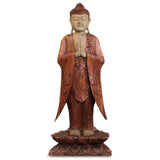 Buddha szobor álló 1m üdvözlet