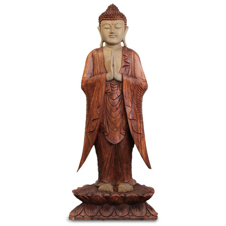 Statue de Bouddha debout 1m Bienvenue