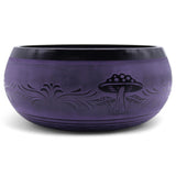 Extra Loud Purple Mushroom Meditation Singing Bowl 23cm