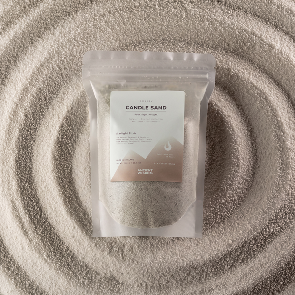 Fragranced Candle Sand - White - Starlight Elixir - 300g