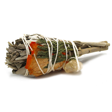 Sage Smudge Stick Citrine, 10 cm