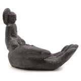 Wierookbrander Boeddha en Hand Zwart