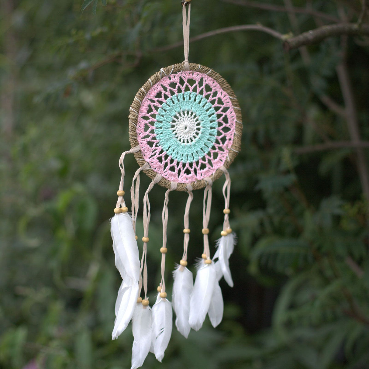 Lapač snů Macramé 16 cm Různé barvy