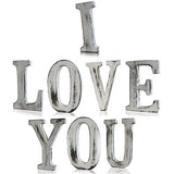 Wooden Letters Set I Love You 8 Pieces