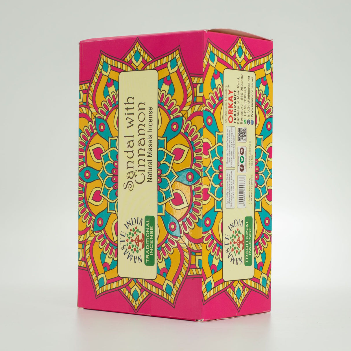 Namaste Mandala Masala Incense – Sandal with Cinnamon