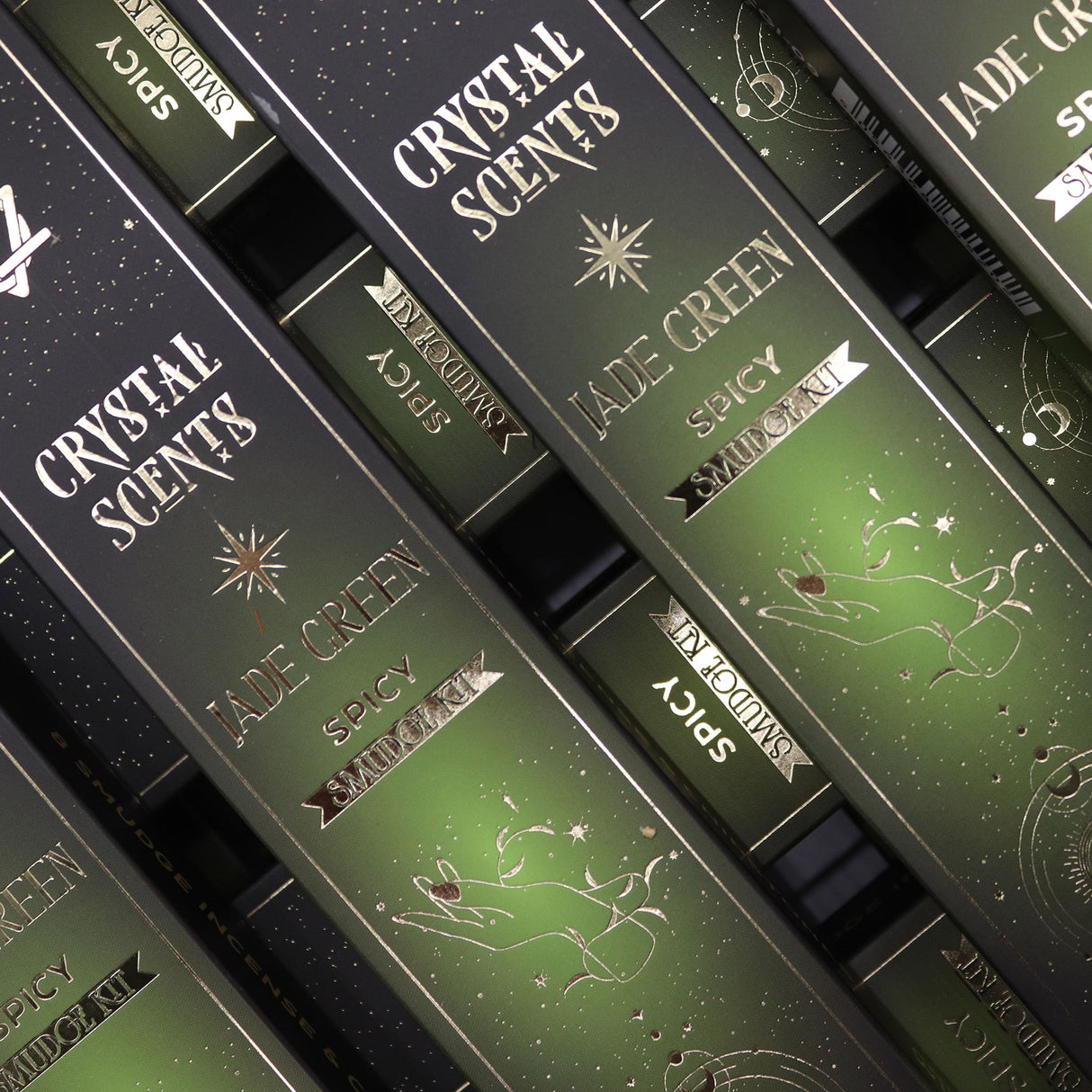 Incienso para Limpieza con Aromas de Cristal Jade – Especiado